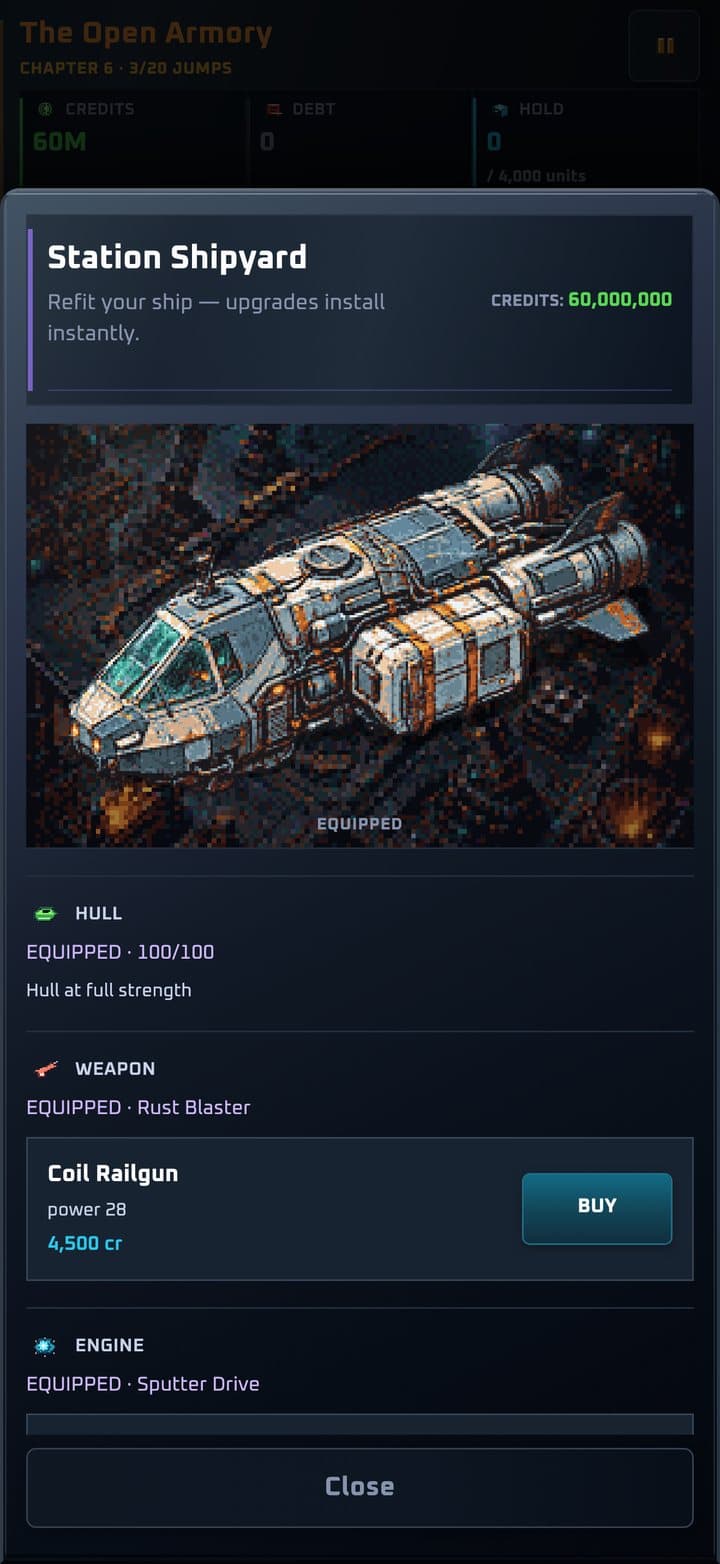 Station shipyard upgrades